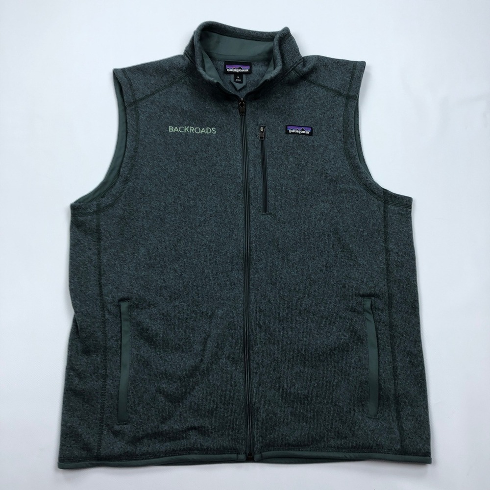 Patagonia Better Sweater Vest Mens XL Nouveau Green Full Zip Fleece Backroads